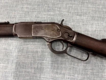 Winchester Model 1873 left-side receiver, saddle ring, hammer, trigger, and lever