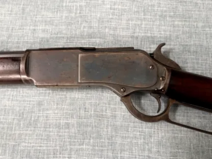 Winchester Model 1876 Second Model left-side receiver, hammer, trigger, and lever